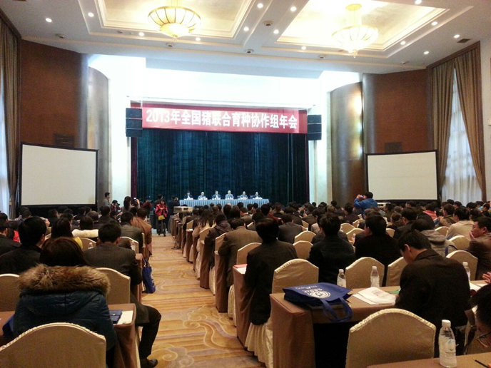 我场参加2013年全国猪联合育种协作组年会